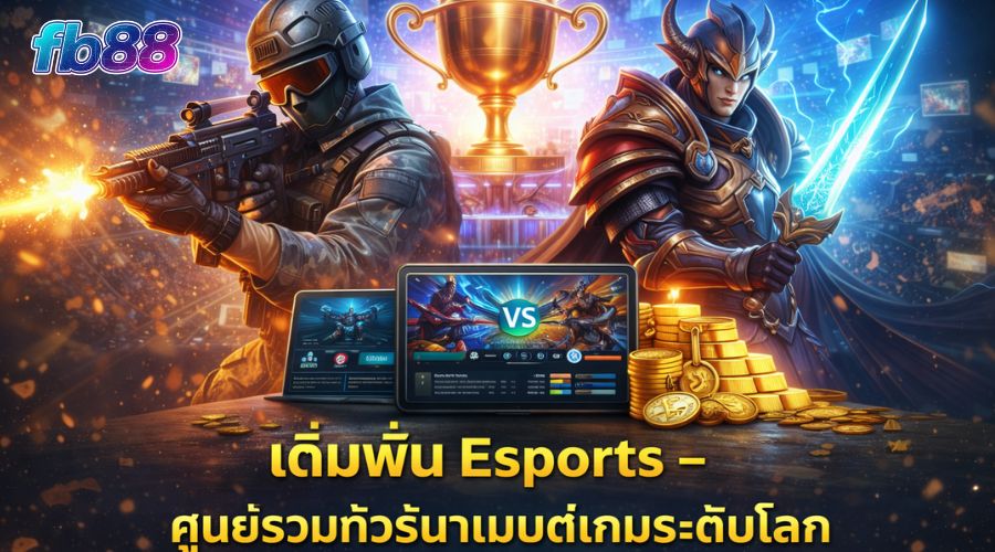 เดิมพัน Esports – ศูนย์รวมทัวร์นาเมนต์เกมระดับโลก